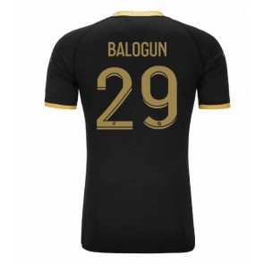 AS Monaco Folarin Balogun #29 Replika Udebanetrøje 2023-24 Kortærmet